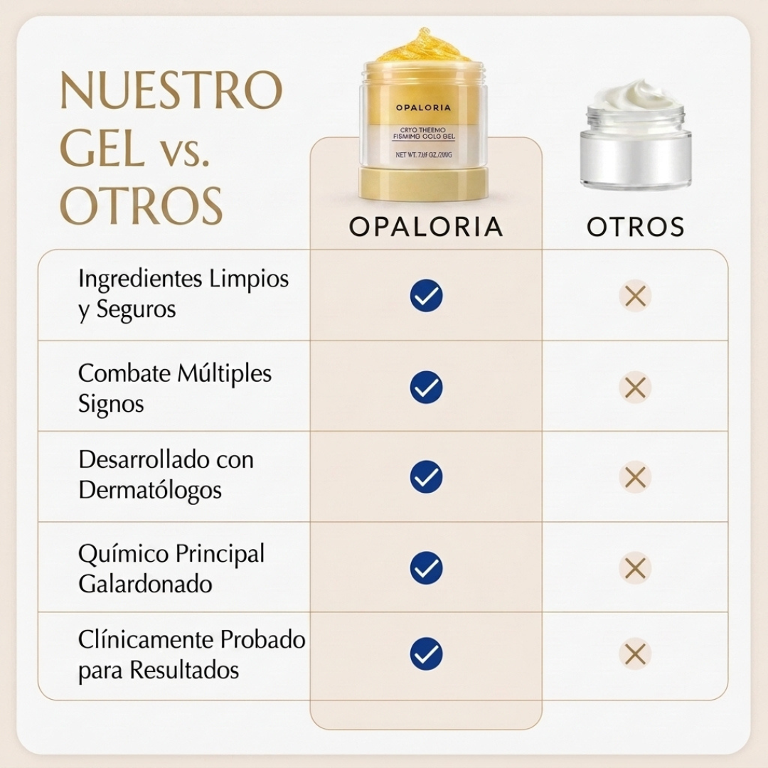Gel reafirmante corporal Cryo Thermo Gold de Opaloria