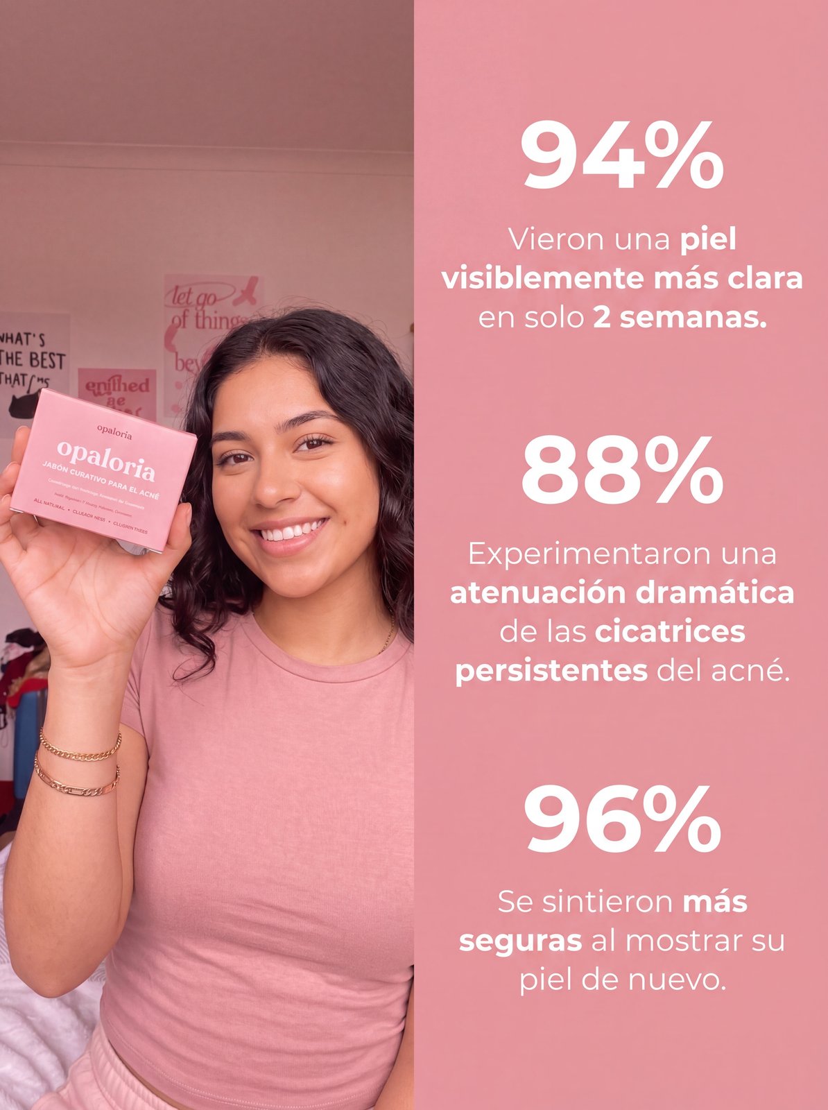 94% vio piel más clara en 2 semanas