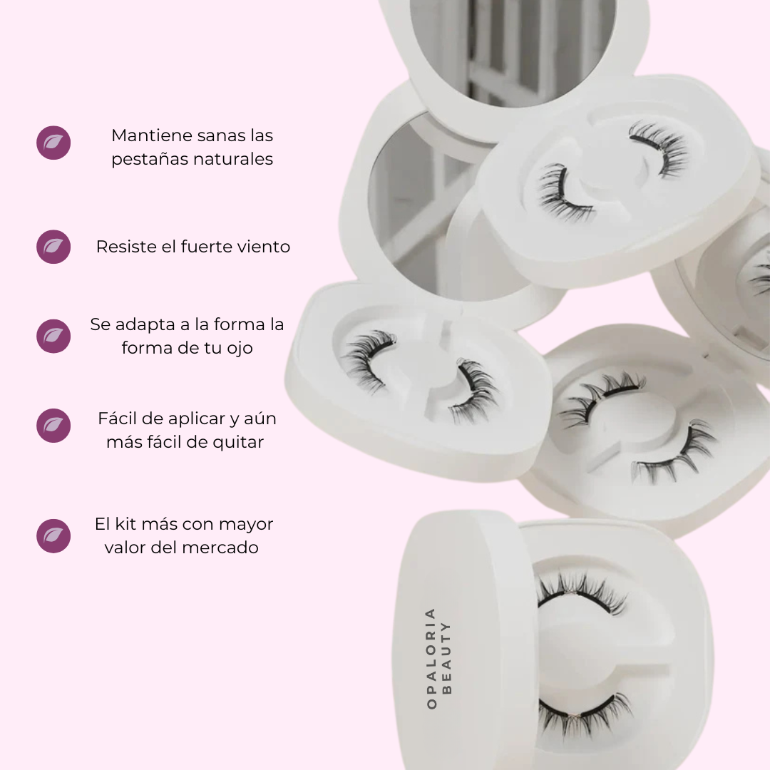Kit de Pestañas Magnéticas® – Luce una Mirada de Impacto en Segundos