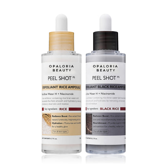 Dúo de Ampollas de Arroz Peel Shot Glow