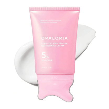 Crema Antiarrugas con Colágeno de Opaloria con Gua Sha