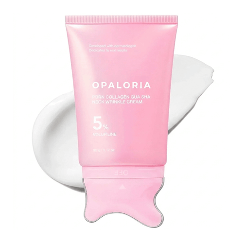 Crema Antiarrugas con Colágeno de Opaloria con Gua Sha