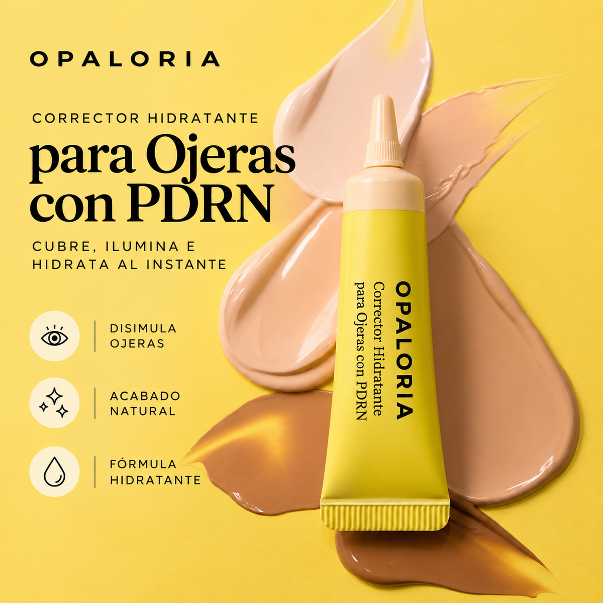 Corrector Hidratante para Ojeras con PDRN de Opaloria