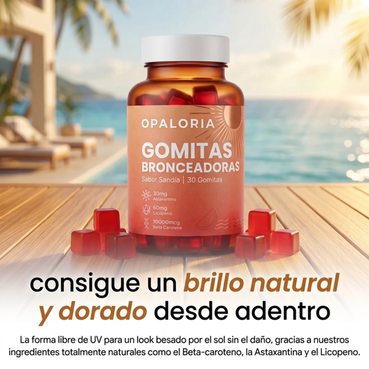 Gomitas Bronceadoras de Opaloria