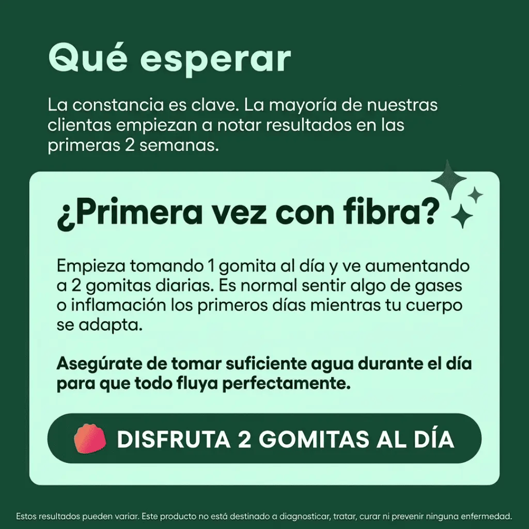 Gomitas de Fibra Prebiótica Digestiva de Opaloria