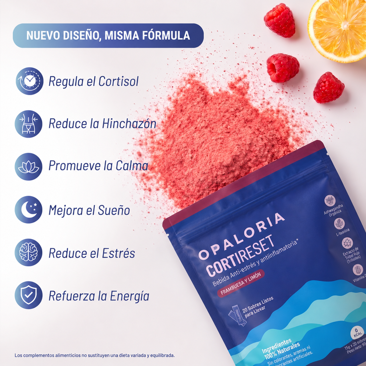 Cortireset - Bebida antiestrés y desinflamatoria de Opaloria