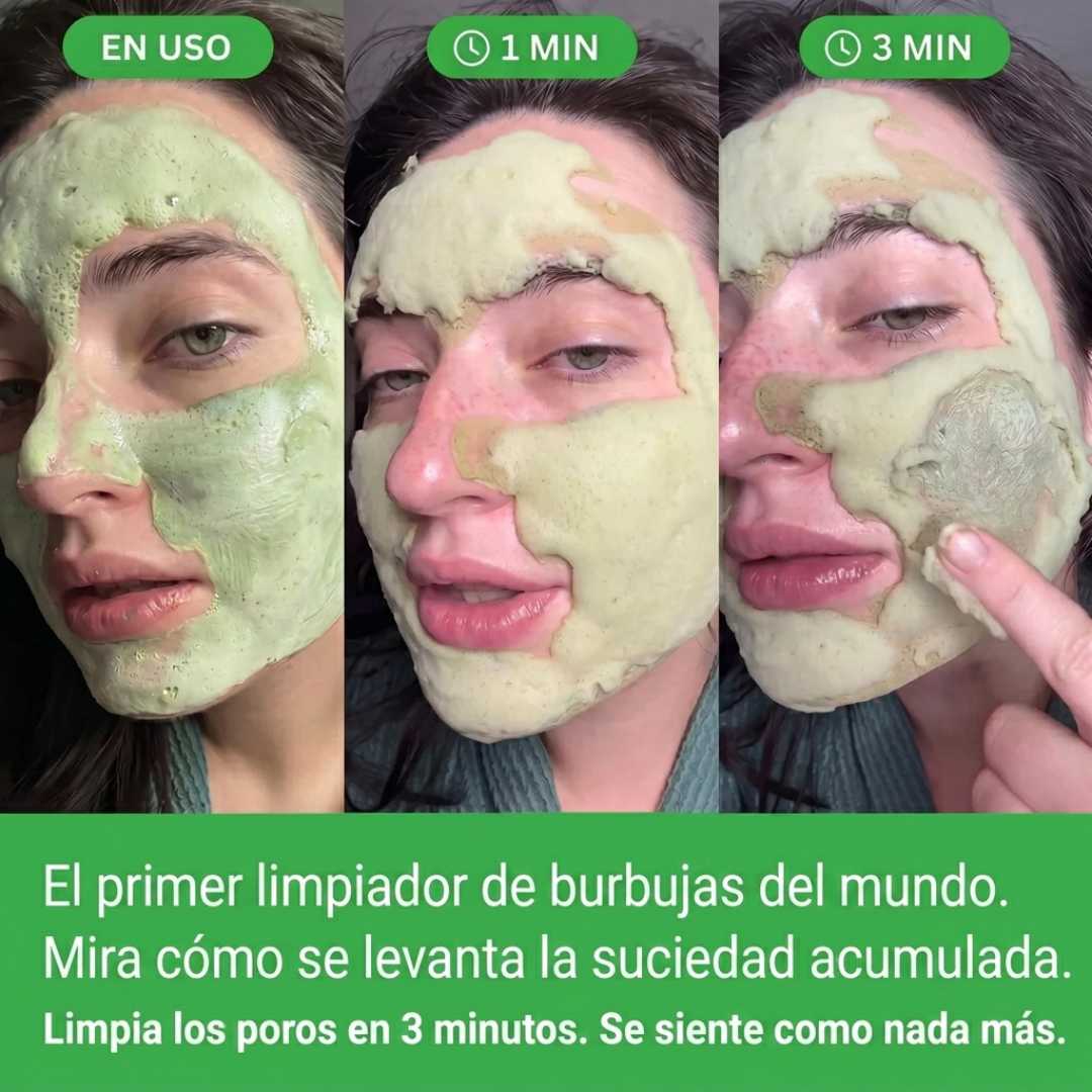 Mascarilla facial de burbujas de albahaca sagrada de Opaloria