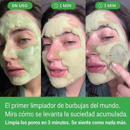 Mascarilla facial de burbujas de albahaca sagrada de Opaloria