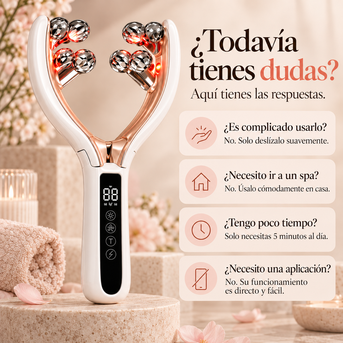 Rodillo de Lifting y Drenaje Facial Sculptia