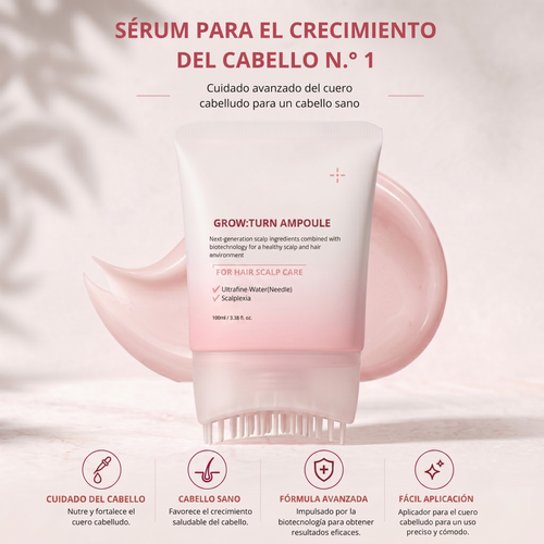Serum Capilar Anticaída Opaloria · Aplicador Brush con Fórmula Coreana