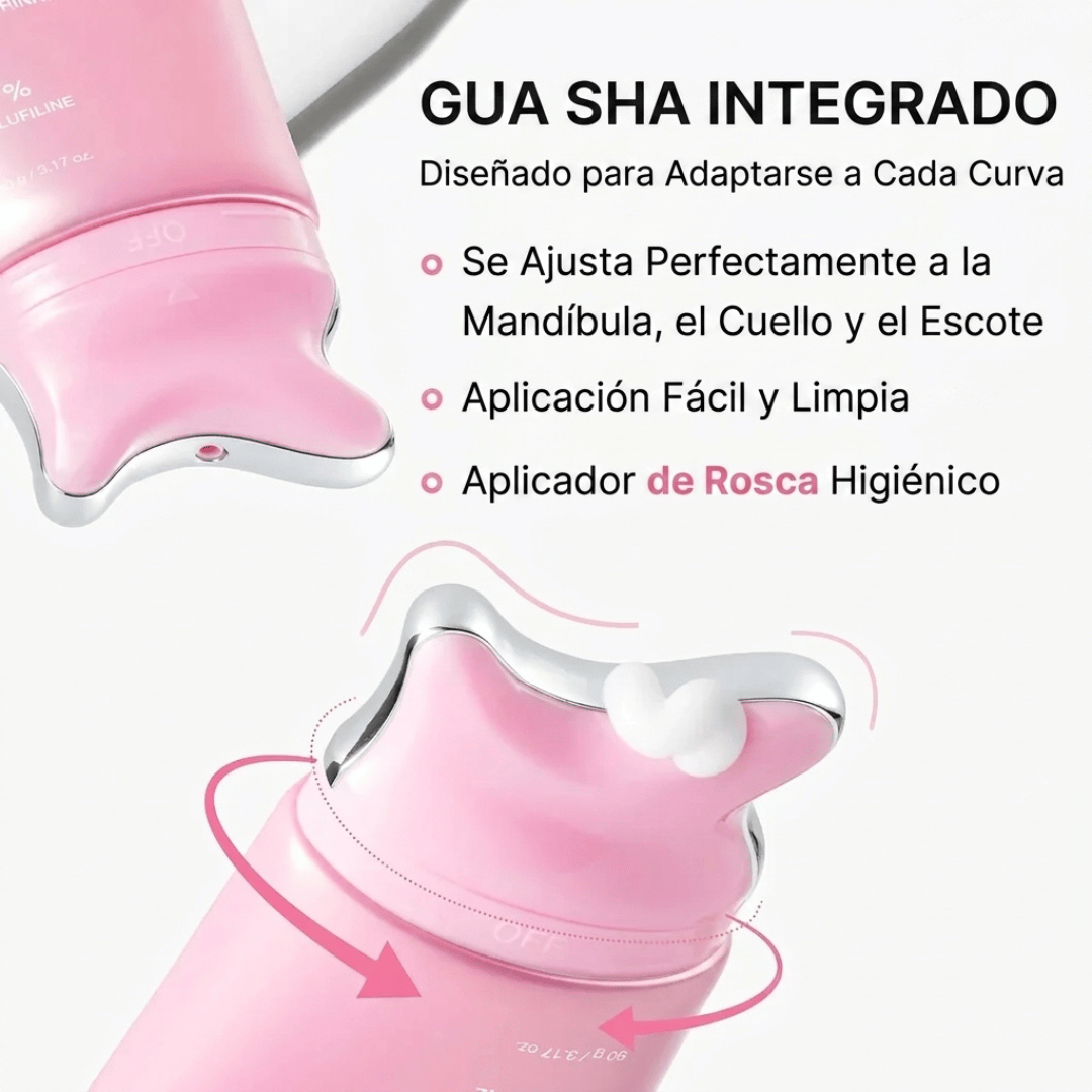 Crema Antiarrugas con Colágeno de Opaloria con Gua Sha