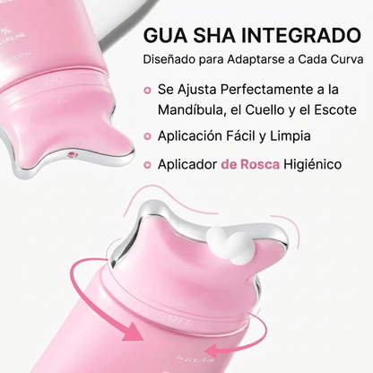Crema Antiarrugas con Colágeno de Opaloria con Gua Sha