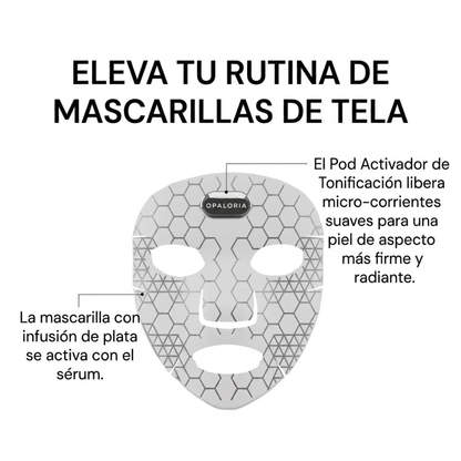 Mascarilla de Tela SilverFusion + Cápsula Activadora Tonificante
