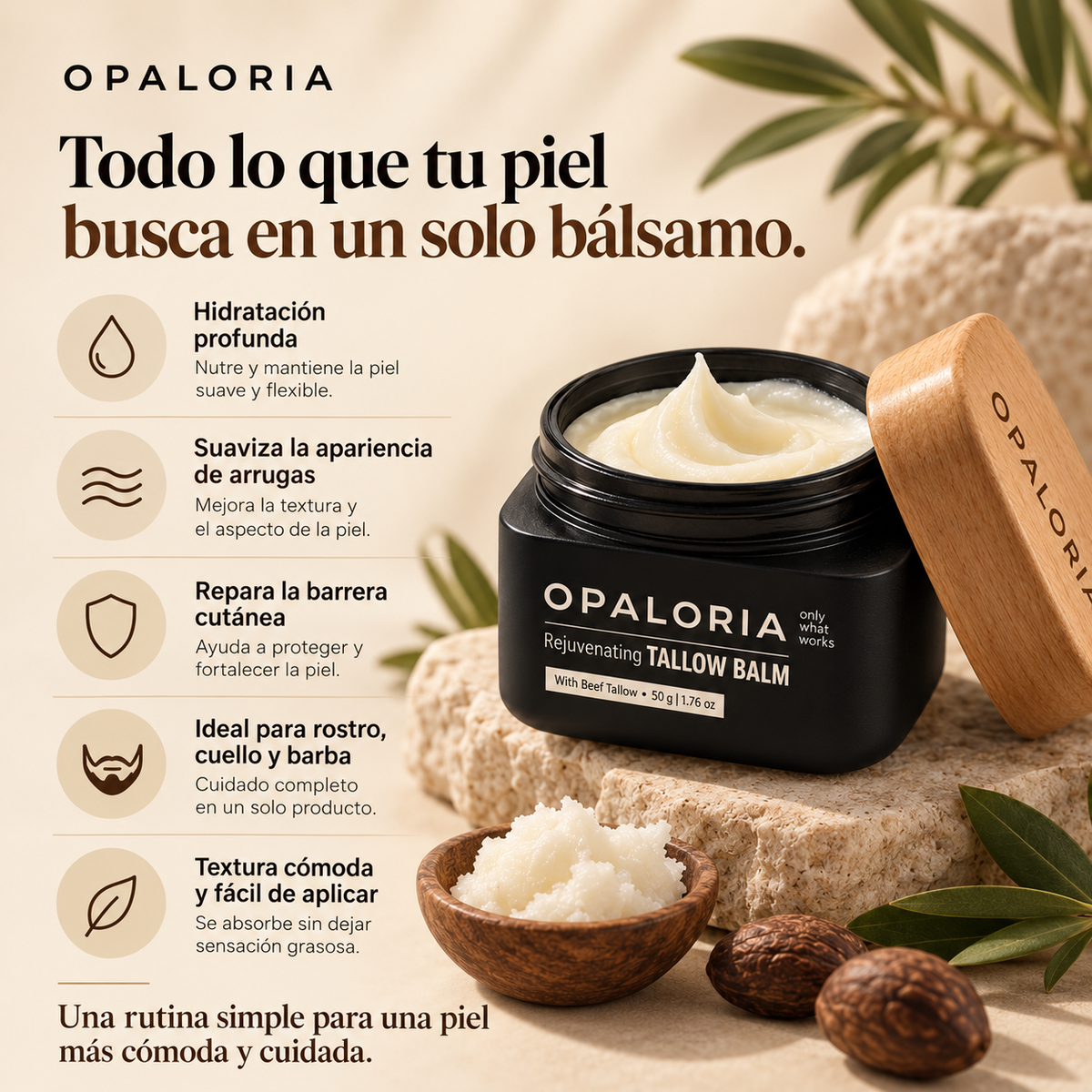 Bálsamo de Sebo Antiedad para Hombres