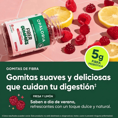 Gomitas de Fibra Prebiótica Digestiva de Opaloria