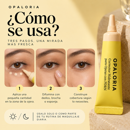 Corrector Hidratante para Ojeras con PDRN de Opaloria
