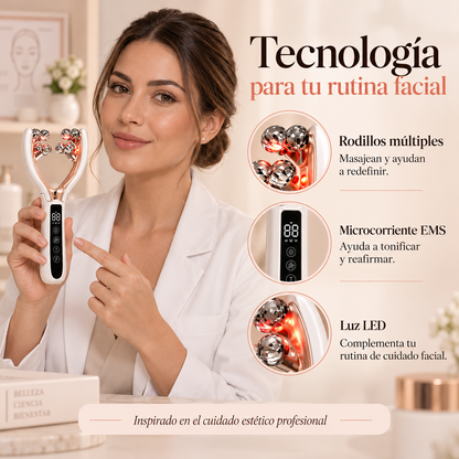 Rodillo de Lifting y Drenaje Facial Sculptia