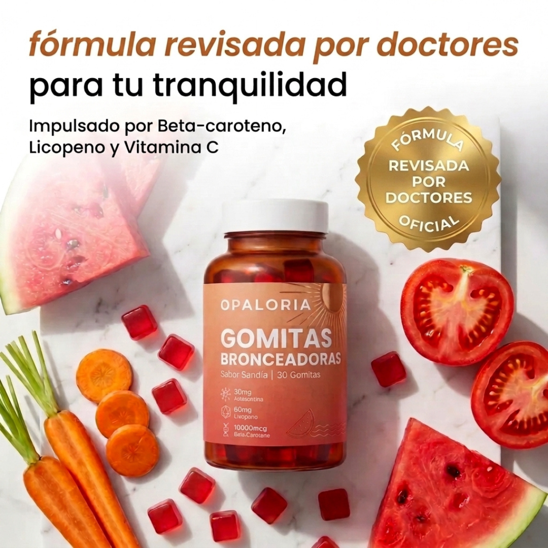 Gomitas Bronceadoras de Opaloria
