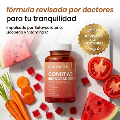 Gomitas Bronceadoras de Opaloria