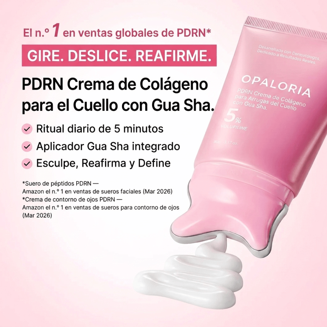 Crema Antiarrugas con Colágeno de Opaloria con Gua Sha