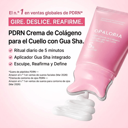Crema Antiarrugas con Colágeno de Opaloria con Gua Sha