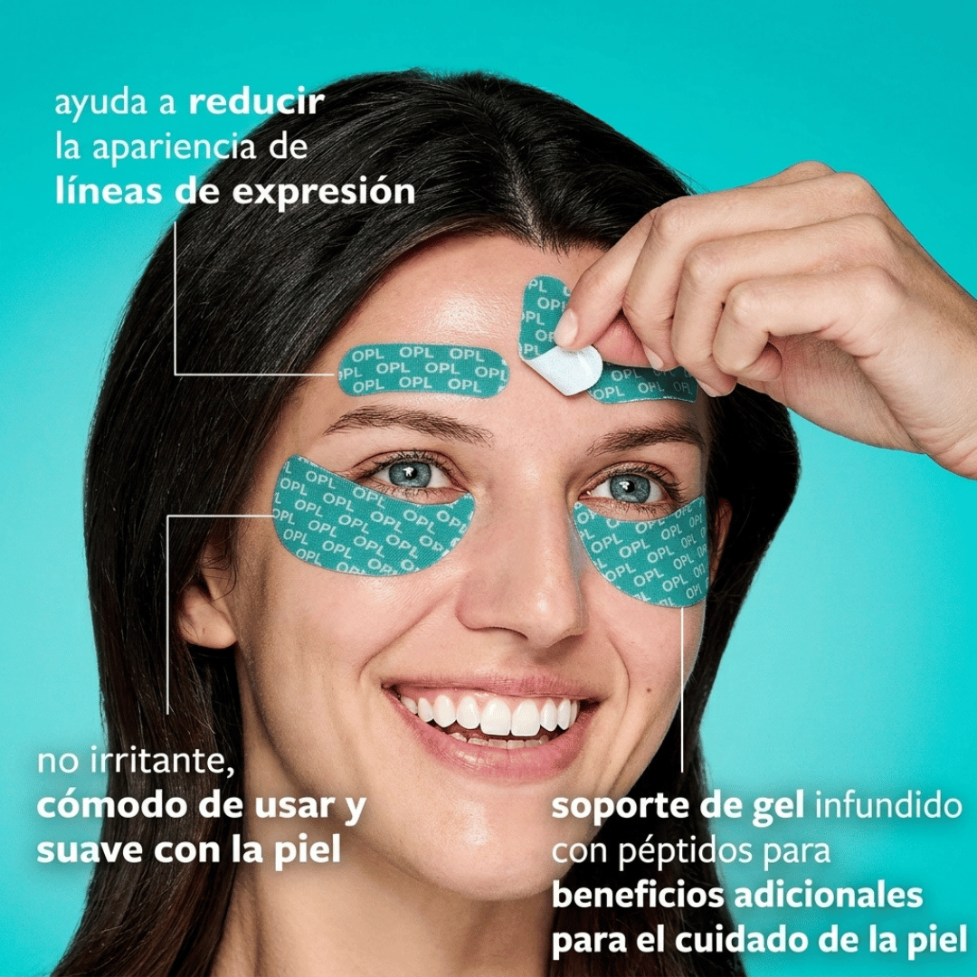 Cinta Adhesiva Facial Para Ojos con Infusión de Péptidos
