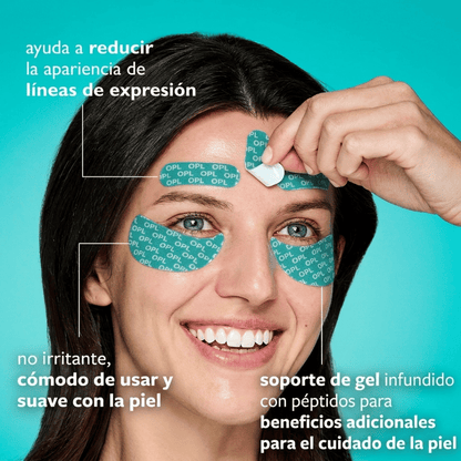 Cinta Adhesiva Facial Para Ojos con Infusión de Péptidos