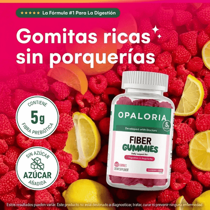 Gomitas de Fibra Prebiótica Digestiva de Opaloria
