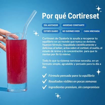 Cortireset - Bebida antiestrés y desinflamatoria de Opaloria