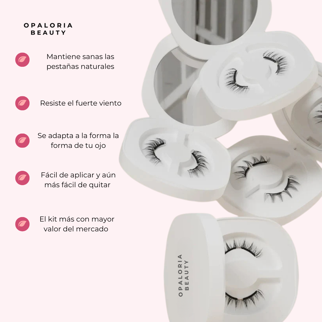 Kit de Pestañas Magnéticas® – Luce una Mirada de Impacto en Segundos