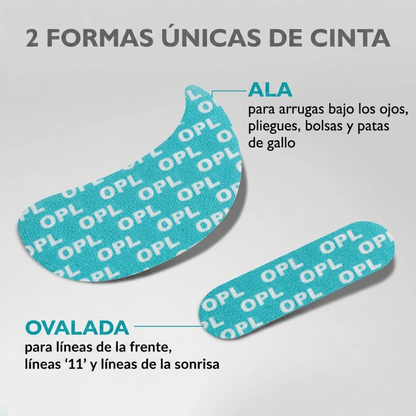 Cinta Adhesiva Facial Para Ojos con Infusión de Péptidos