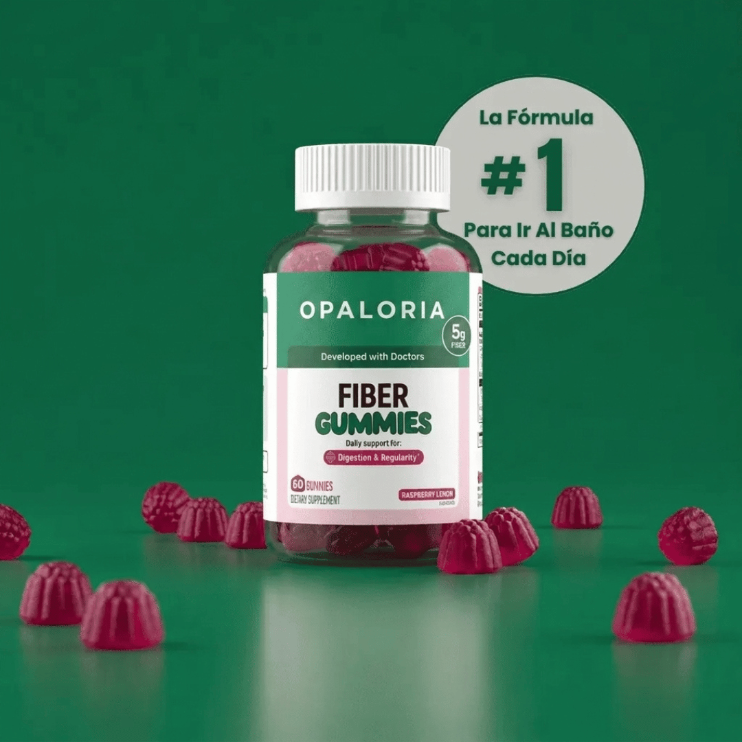 Gomitas de Fibra Prebiótica Digestiva de Opaloria