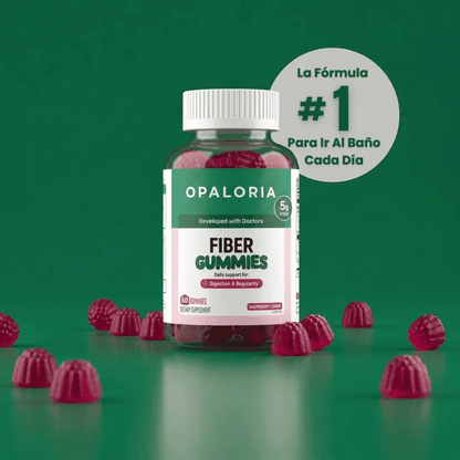 Gomitas de Fibra Prebiótica Digestiva de Opaloria