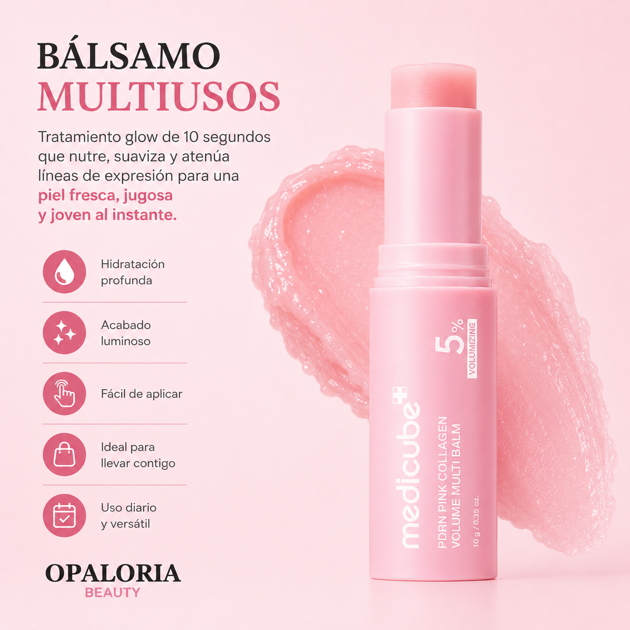 PDRN  Pink Volu-Stick-Efecto Relleno Sin Agujas