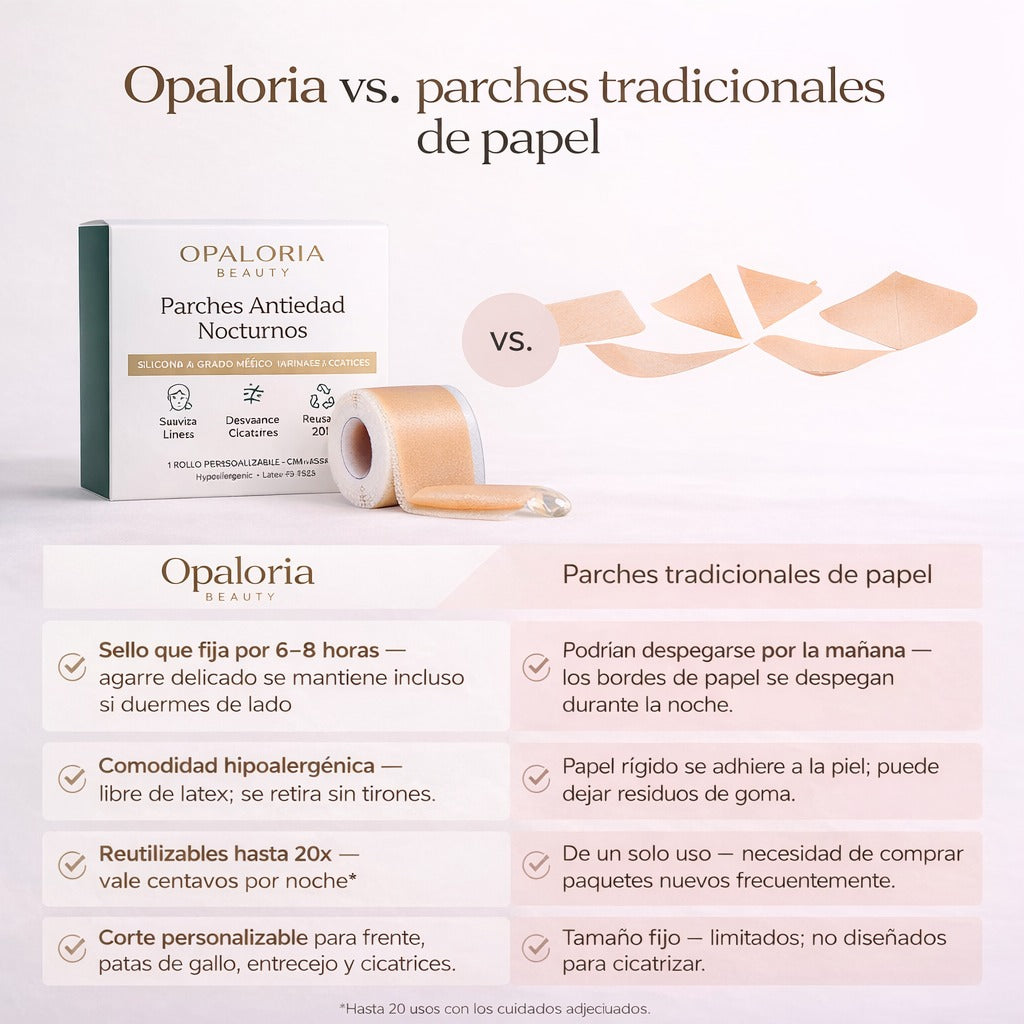 Parches Antiarrugas del Sueño · Grado Médico