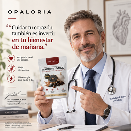 Ajo Negro Fermentado + CoQ10 Ubiquinol- Apoyo diario para tu corazón y tu energía