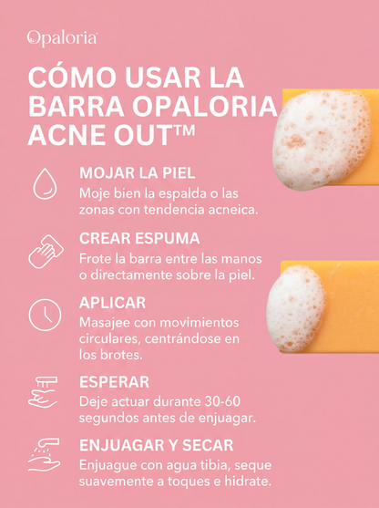 Barra Anti Granos y Manchas – Espalda libre