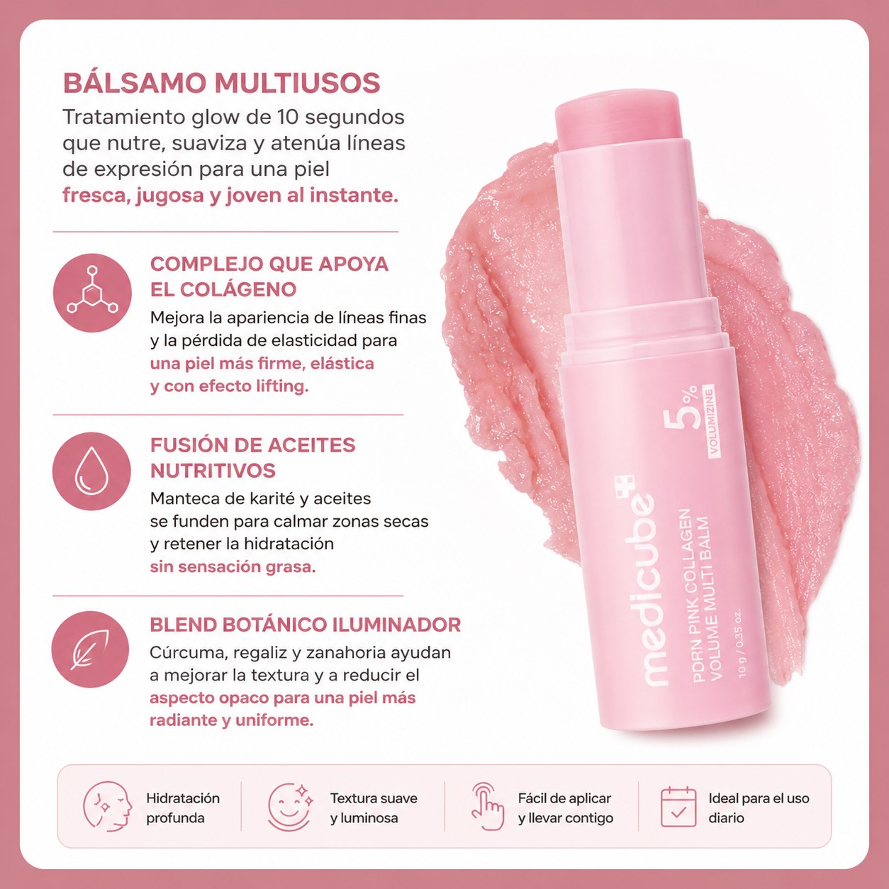 Bálsamo multiusos · aplicación lifestyle