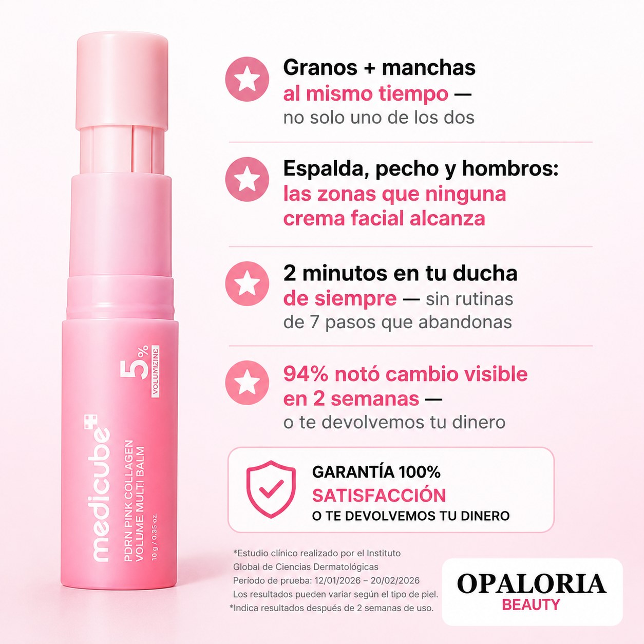 PDRN  Pink Volu-Stick-Efecto Relleno Sin Agujas